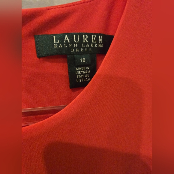 Ralph Lauren Orange Sheath Midi Dress for Cocktail - Picture 3 of 7